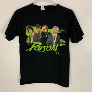 Poison Live Raw Uncut 2008 Concert Tour Tee